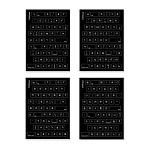 ТЕТРАДЬ 60 Л, B5, КЛ. ERICHKRAUSE KEYBOARD, ВЫБ. УФЛАК, МАТ. ЛАМ. НА СКОБЕ, MIX-PACK /4/40/