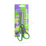 НОЖНИЦЫ 15 СМ. ERICHKRAUSE COMFORT, РЕЗИНОВЫЕ ВСТАВКИ, АССОРТИ, БЛИСТЕР /12/240/