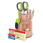 Набор настольный вращающийся пластиковый ErichKrause® Mini Desk, Powder, ассорти из 4 цветов
