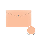 КОНВЕРТ ПЛАСТ. НА КНОПКЕ, A4, ЕRICHКRAUSE MATT PASTEL BLOOM, 0,18 ММ, НЕПРОЗР. АССОРТИ /12/240/ РФ