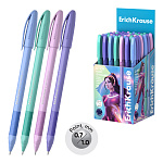 РУЧКА ШАР. ERICHKRAUSE U-109 PASTEL STICK&GRIP 1.0, ULTRA GLIDE TECHNOLOGY, СИНИЙ /50/200/2400/