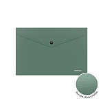 Папка-конверт на кнопке пластиковая ErichKrause Fizzy Classic, A4, непрозрачный, ассорти (в пакете по 24 шт.)