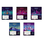 ТЕТРАДЬ 18 Л, КЛ. ERICHKRAUSE DIGITAL WORLD, MIX-PACK /10/200/ РФ