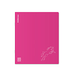 ТЕТРАДЬ 48 Л, А5+, КЛ. ERICHKRAUSE COVERPROBOOK SILHOUETTE, ПЛАСТ. ОБЛ. НА СКОБЕ /5/100/ РФ