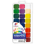 КРАСКИ АКВ. 24 ЦВ. КЛАССИКА, ЛУЧ, МЕДОВЫЕ, П/У /21/