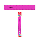Линейка пластиковая ErichKrause Caribbean Sunset, 20см, маджента, во флоупаке