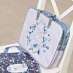 ПАПКА НА МОЛНИИ, А4+, ERICH KRAUSE® FROZEN BEAUTY, ТЕКСТИЛЬ, С РУЧКАМИ, ГОЛУБОЙ /4/24/ РФ