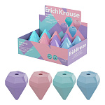 ТОЧИЛКА ПЛАСТ. ERICHKRAUSE DIAMOND, PASTEL, С КОНТЕЙНЕРОМ, АССОРТИ, ДИСПЛЕЙ /12/192/ РФ