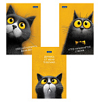 БЛОКНОТ 40 Л, А6, КЛ. ХАТБЕР. PREMIUM. ПУШИСТЫЙ ФИЛОСОФ, МЕЛ. ОБЛ. ГЛЯНЦ. ЛАМ. СКЛЕЙКА /6/120/