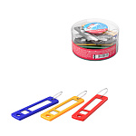 БРЕЛОК ДЛЯ КЛЮЧЕЙ ERICHKRAUSE, С ИНФО-ОКНОМ, ПРЯМОУГ. АССОРТИ /12/144/