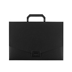 ПОРТФЕЛЬ ПЛАСТ. STAFF, А4, ПЛАСТ. БЕЗ ОТД. ЧЕРНЫЙ /6/РФ