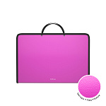 Папка на молнии пластиковая ErichKrause Matt Neon, с ручками, A4, ассорти (в пакете по 4 шт.)