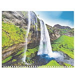 КАЛЕНДАРЬ КВАРТАЛЬНЫЙ 2026, ВОДОПАД. ИСЛАНДИЯ /30/