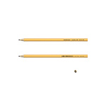 КАРАНДАШ Ч/Г ERICHKRAUSE AMBER 100, HB, ЖЕЛТЫЙ, ТУБУС /42/252/2016/