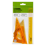 НАБОР ГЕОМЕТРИЧЕСКИЙ 04 ПРЕД. СТАММ, РАЗМЕР М, ПРОЗР. НЕОН, АССОРТИ, Е/П /