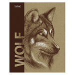 ТЕТРАДЬ 80 Л, А5, КЛ, ХАТБЕР. ДИКИЕ ЖИВОТНЫЕ, КРАФТ, НА СКОБЕ /7/70/