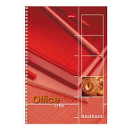 ТЕТРАДЬ 80 Л, А4, КЛ, ХАТБЕР. ОФИСНАЯ ЛИНИЯ, ВЫБ. ЛАК, НА ГРЕБНЕ /4/28/