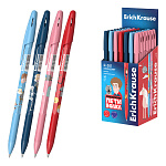 Ручка шариковая ErichKrause R-301 Stick&Grip Приключения Пети и Волка 0.7, цвет чернил синий (в коробке по 50 шт.)