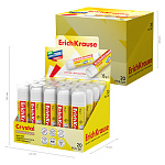 КЛЕЙ КАРАНДАШ 15 Г. ERICHKRAUSE CRYSTAL, ДИСПЛЕЙ /20/480/