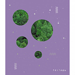 ТЕТРАДЬ 48 Л, А5, КЛ, ЭКСМО. TOTAL LILAC. NATURAL MIX, МЕЛ. ВЫРУБ. ТИСН. ФОЛЬГОЙ, СКРЕПКА /10/100/