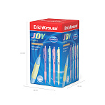 РУЧКА ШАР. АВТ. ERICHKRAUSE JOY® PASTEL, ULTRA GLIDE TECHNOLOGY, СИНИЙ /50/200/2400/