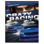 ТЕТРАДЬ 48 Л, А5, КЛ, ХАТБЕР, CRAZY RACING, НА СКОБЕ /5/100/