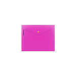 КОНВЕРТ ПЛАСТ. НА КНОПКЕ, А5+, ERICHKRAUSE SOFT CARIBBEAN, 0,18 ММ, НЕПРОЗР. АССОРТИ /12/504/ РФ