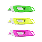 НОЖ КАНЦЕЛЯРСКИЙ ERICHKRAUSE SPARK MINI NEON, КЕРАМ. ЛЕЗВИЕ, АВТОФИКСАТОР, АССОРТИ /24/192/