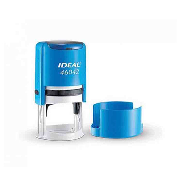 ОСНАСТКА ДЛЯ КРУГЛОЙ ПЕЧАТИ D42, IDEAL, СИНЯЯ /10/