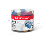 ТОЧИЛКА МЕТАЛ. ERICHKRAUSE FERRO COLOR PLUS, 2 ОТВЕРСТИЯ, ПРЯМОУГ. АССОРТИ /20/120/1200/
