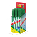 РУЧКА ШАР. ERICHKRAUSE NEO® STICK ORIGINAL, ЗЕЛЕНЫЙ /50/200/2400/
