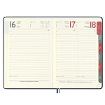 ЕЖЕДНЕВНИК 2026 ГОД, А5, 176 Л, ESCALADA. ТИВОЛИ ГЛОСС СИНИЙ, К/З, ТВ. ПЕРЕП. /15/30/