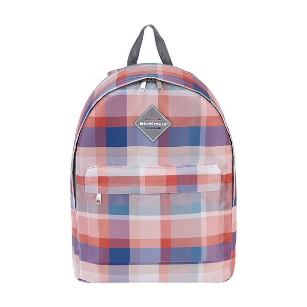 Рюкзак ErichKrause EasyLine® 17Л Клетка рассвета