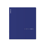 ТЕТРАДЬ 48 Л, А5, КЛ. ERICHKRAUSE SIMPLE COLOR, СИНИЙ, ЛАМ. SOFT-TOUCH, ВЫБ. УФ-ЛАК. /5/100/