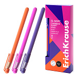 Ручка гелевая ErichKrause G-Soft Stick Caribbean Sunset 0.38, цвет чернил черный (в коробке по 12 шт.)