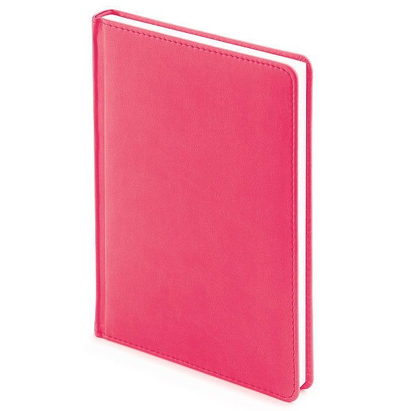 ЕЖЕДНЕВНИК НЕДАТИР, A5+, БАРХАТ, РОЗОВЫЙ /12/ РФ