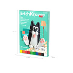 ПЛАСТИЛИН 10 ЦВ, ERICHKRAUSE BABY, 130 Г, ВОСКОВОЙ, МЯГКИЙ, СО СТЕКОМ, АССОРТИ, К/К /10/60/