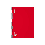 ТЕТРАДЬ 100 Л, B5, КЛ. ERICHKRAUSE IQ FINE LINE, CLASSIC, КРАСНЫЙ, ПЛАСТ. ОБЛ. НА СПИРАЛИ /2/12/ РФ