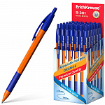 РУЧКА ШАР. АВТ. ERICHKRAUSE R-301 ORANGE MATIC&GRIP, 0,7, СИНИЙ /50/400/3200/