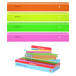 ЛИНЕЙКА 30 СМ, ERICHKRAUSE NEON, АССОРТИ /45/225/ РФ