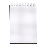 БЛОКНОТ 80 Л, А5, КЛ. ХАТБЕР. VELVET ЧЕРНЫЙ, ПЛАСТ. ОБЛ. НА ГРЕБНЕ /32/