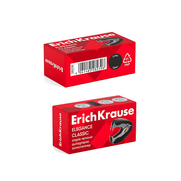 АНТИСТЕПЛЕР ERICHKRAUSE ЭЛЕГАНТНОСТЬ, ФИКСАТОР, ЧЕРНЫЙ /48/