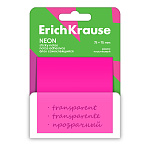 БЛОК Д/ЗАПИСИ 75*75 ММ, 50Л. ERICHKRAUSE NEON, ПЛАСТ. АССОРТИ /24/432/