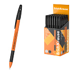 РУЧКА ШАР. ERICHKRAUSE R-301 GRIP ORANGE, ЧЕРНЫЙ /50/400/
