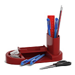 Набор настольный пластиковый ErichKrause® Harmony, Marsala, красный