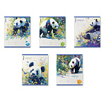 ТЕТРАДЬ 24 Л, ЛИН. ERICHKRAUSE FLOWER PANDA, MIX-PACK /10/160/