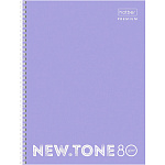 ТЕТРАДЬ 80 Л, А4, КЛ, ХАТБЕР PREMIUM. NEWTONE PASTEL ЛАВАНДА, ГЛЯНЦ. ЛАМ. НА ГРЕБНЕ /2/20/ 