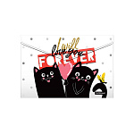 КОНВЕРТ ПЛАСТ. НА КНОПКЕ, A4, ЕRICHКRAUSE® FELINE FRIENDS, 0.16 ММ, НАБОР 04ШТ, АССОРТИ /60/