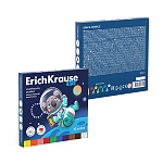 ПЛАСТИЛИН 10 ЦВ, 180 ГР. ERICHKRAUSE KIDS SPACE ANIMALS, СО СТЕКОМ /8/32/
