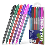РУЧКА ШАР. ERICHKRAUSE U-108 STICK COLOR ULTRA GT, 1,0 ММ, НАБОР 06ШТ, АССОРТИ, ПЭТ-БОКС /24/288/